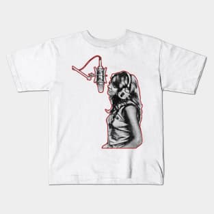 Retro Linda Ronstadt Kids T-Shirt